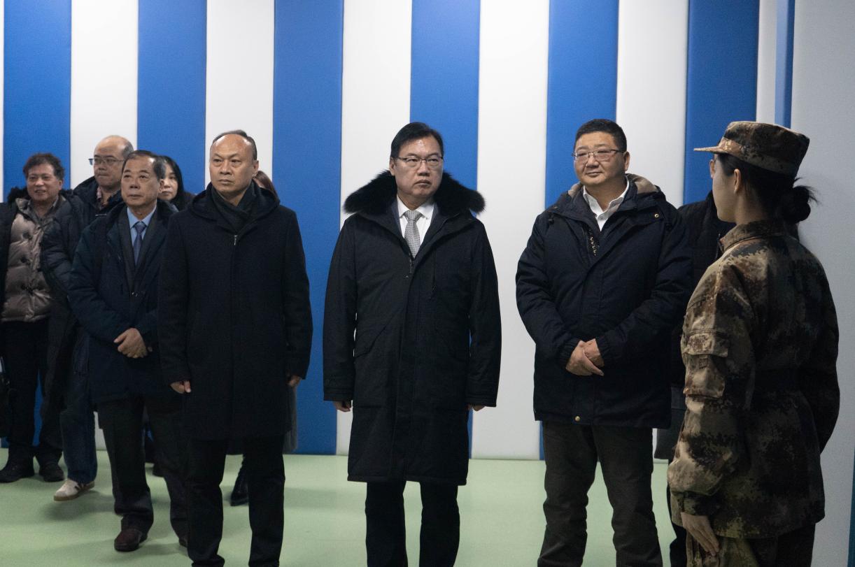 高朋遠方來，共話教育長—— 臺灣科技經(jīng)濟教育考察團來校參訪交流